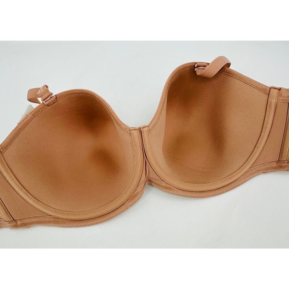 Wacoal Strapless Bra Red Carpet Multiway 854119 Moulded Padded Nude Size 38G - Picture 6 of 14